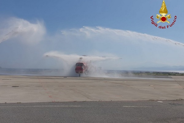 aquila rossa vigili del fuoco