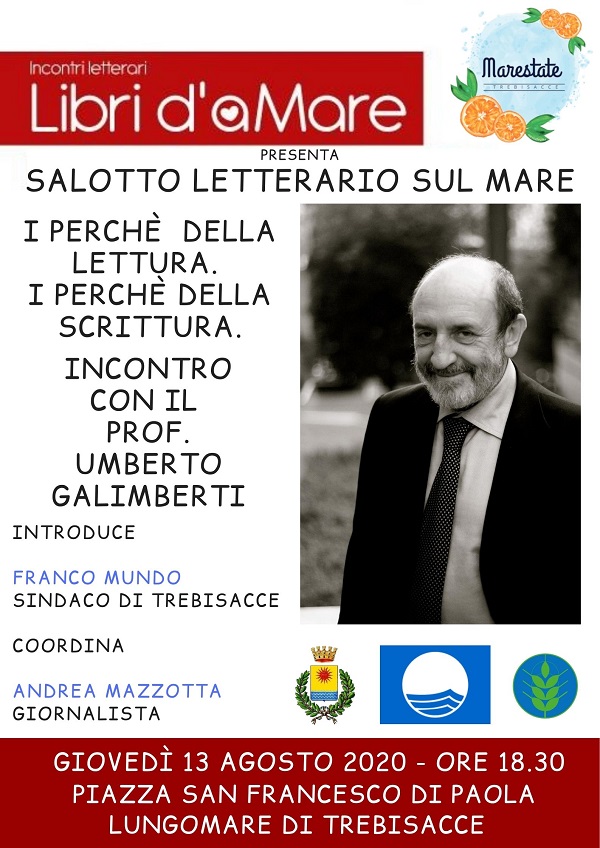 Trebisacce: il prof. Umberto Galimberti ospite della rassegna letteraria  Libri d'aMare - Calabria Reportage