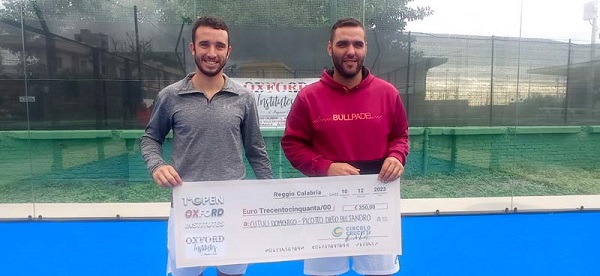 vincitori 1° Open Oxford Institutes - circolo tennis crucitti