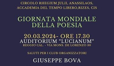 Giornata mondiale della poesia - Rhegium Julii