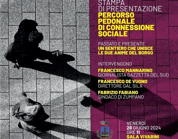 inaugurazione percorso zumpano