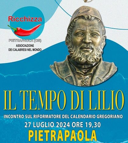 evento Luigi Lilio - pietrapaola