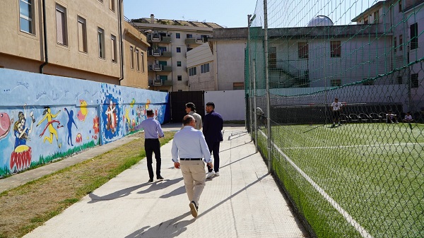 inaugurazione campo la provvidenza reggio