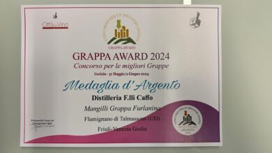 Grappa Award - Distilleria Mangilli