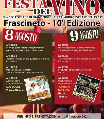 festa del vino - frascineto