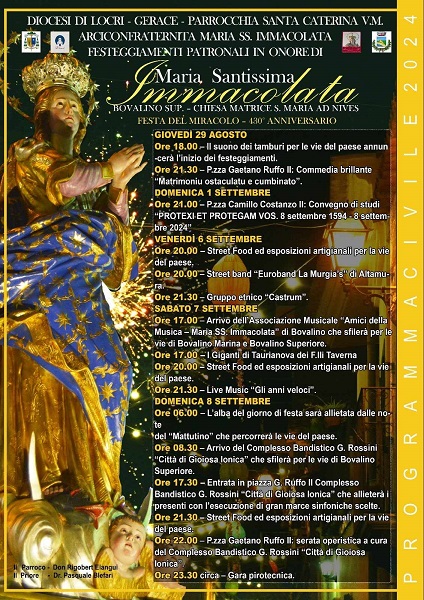 festa Maria SS. Immacolata - bovalino