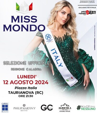 miss mondo calabria - taurianova