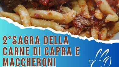 sagra della carne di capra e maccheroni - lazzaro