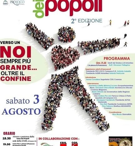 festa dei popoli - Campora San Giovanni