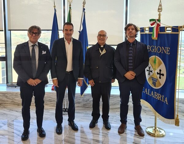 Pietro Falbo, Roberto Occhiuto, Carlo Dell'Osso e Gabriele Castiglia