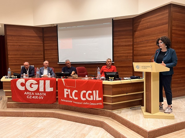 riunione Cgil lamezia terme - Gianna Fracassi