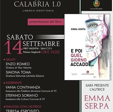 presentazione libro Emma Serpa