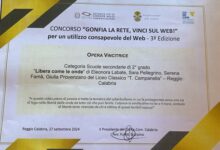 premio gonfia la rete vinci sul web - liceo campanella reggio