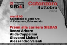 premio siedas - accademia belle arti catanzaro