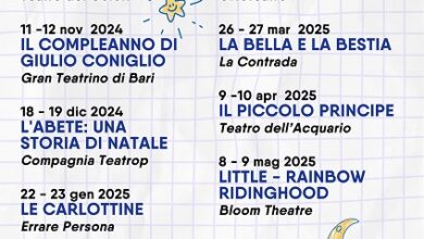 Stagione teatro per le scuole 2024 - Teatrop lamezia terme