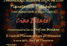 ciao estate al Planetarium pythagoras