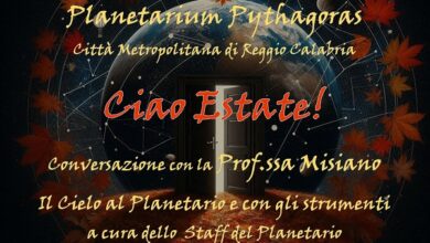 ciao estate al Planetarium pythagoras