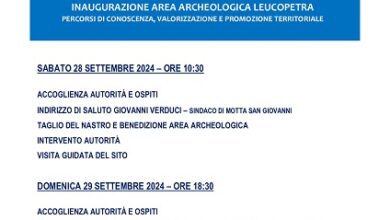 nuova area archeologica leucopetra - lazzaro