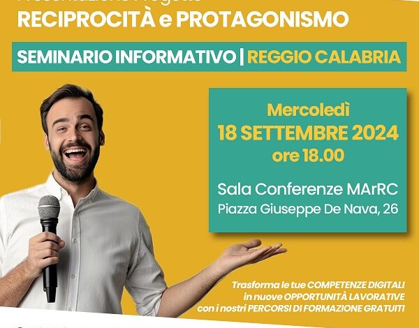 Progetto “Reciprocità e Protagonismo” - reggio calabria