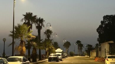 nuovo impianto luci lungomare cicerone - lazzaro