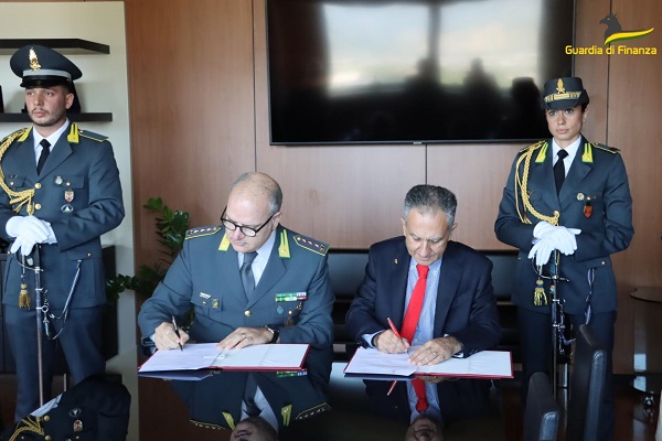 firma protocollo unical - guardia di finanza