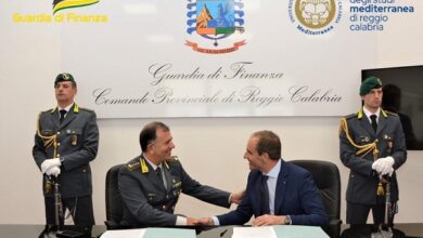 firma protocollo università mediterranea - guardia di finanza