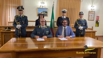 firma protocollo comune paola - guardia di finanza