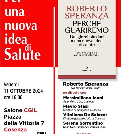 roberto speranza - cgil cosenza