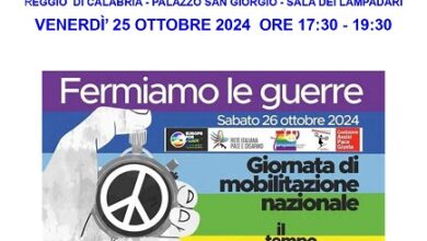 Coordinamento Reggino Contro Tutte le Guerre - evento reggio