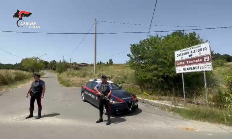 carabinieri cassano allo ionio