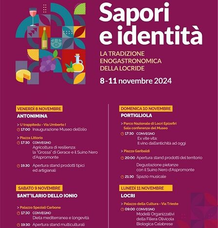 evento 8 - 11 novembre - Museo e Parco archeologico di Locri Epizefiri