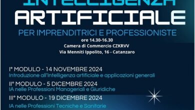 corso intelligenza artificiale catanzaro