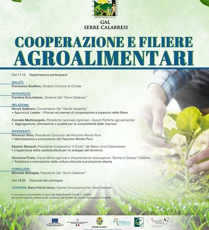 cortale - convegno filiere agroalimentari