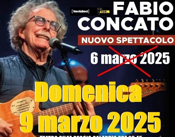 fabio concato - teatro cilea reggio