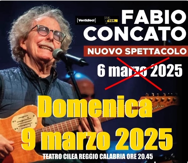 fabio concato - teatro cilea reggio