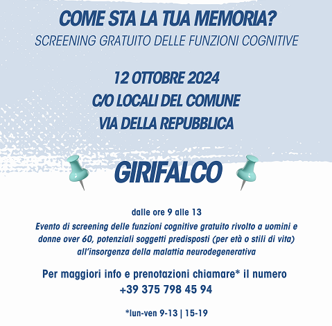 screening memoria girifalco