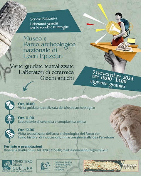 evento 3 novembre - Museo e Parco archeologico di Locri Epizefiri