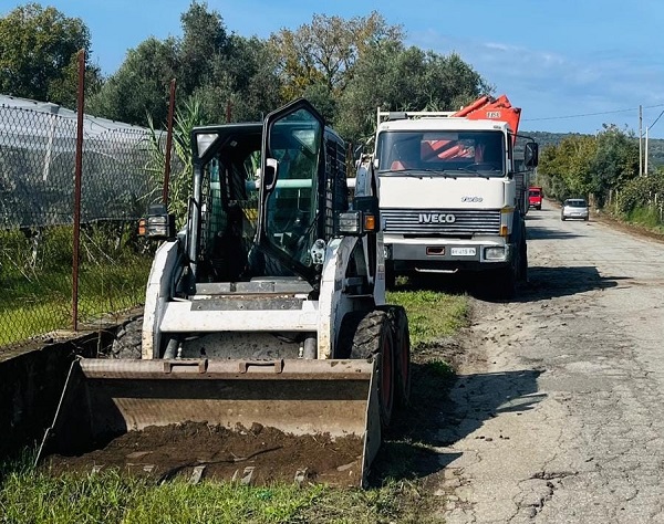 lavori strada sp32 palmi