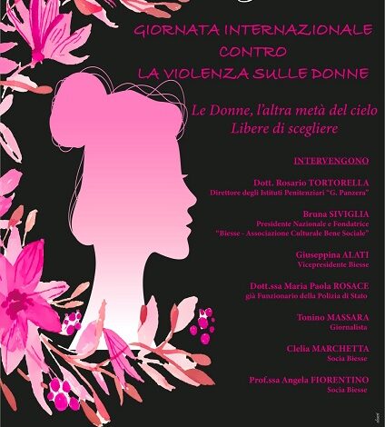 manifestazione violenza sulle donne - associazione biesse