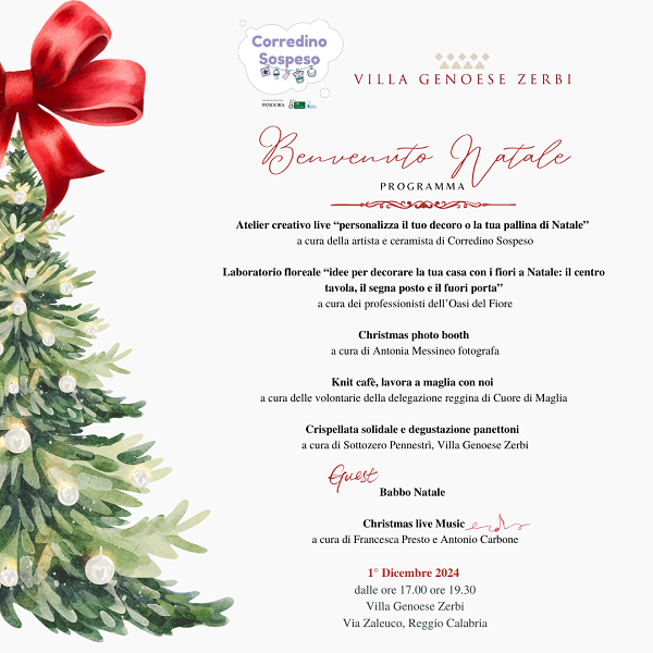 benvenuto natale - associazione pandora