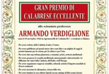 Armando Verdiglione - gran premio calabrese eccellente