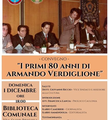 convegno su Armando Verdiglione - Caulonia