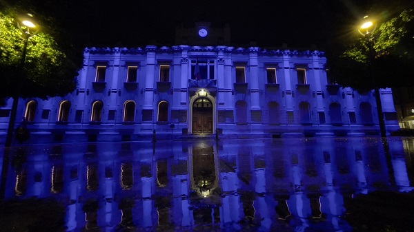 palazzo san giorgio blu - giornata diabete