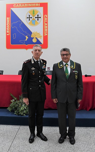 cerimonia benemerenza carabinieri calabria