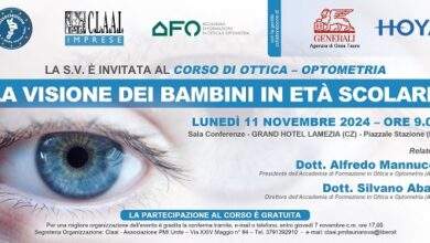 seminario formativo ottici lamezia terme