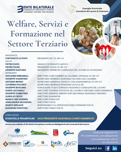 convegno Ebt Catanzaro - Crotone - Vibo Valentia