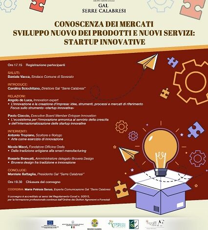 convegno startup innovative - soverato