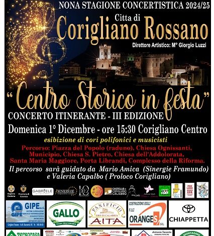 centro storico in festa - corigliano rossano