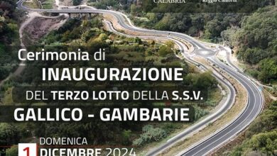 inaugurazione terzo lotto gallico gambarie