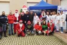 babbo natale in moto - motoclub polizia di stato reggio